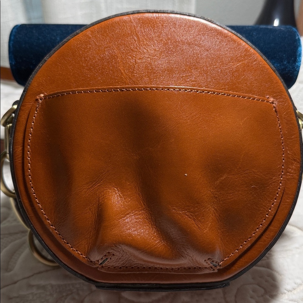 Patricia Nash Devonia Embossed Leather Round Bag - Picture 4 of 12